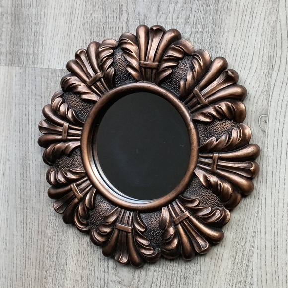 Vintage style antique round mirror - Picture 10 of 11